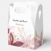 テラコッタ赤面エレガントフローラ フェイバーボックス (オープン)