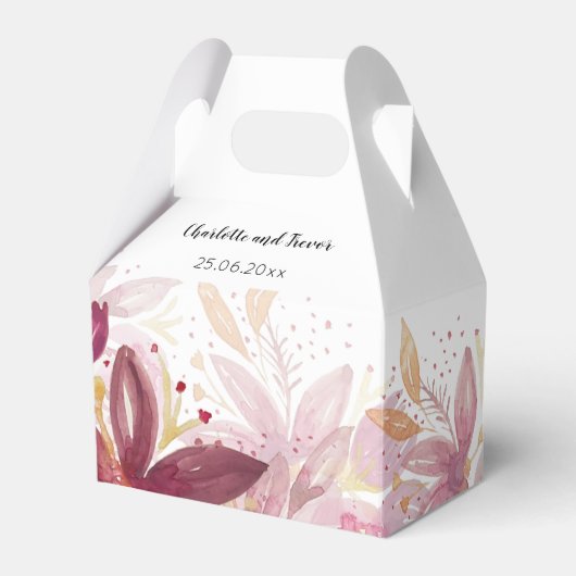 テラコッタ赤面エレガントフローラ フェイバーボックス (正面サイド)