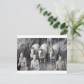 テラコッタ軍隊の戦士 ポストカード (スタンド正面)