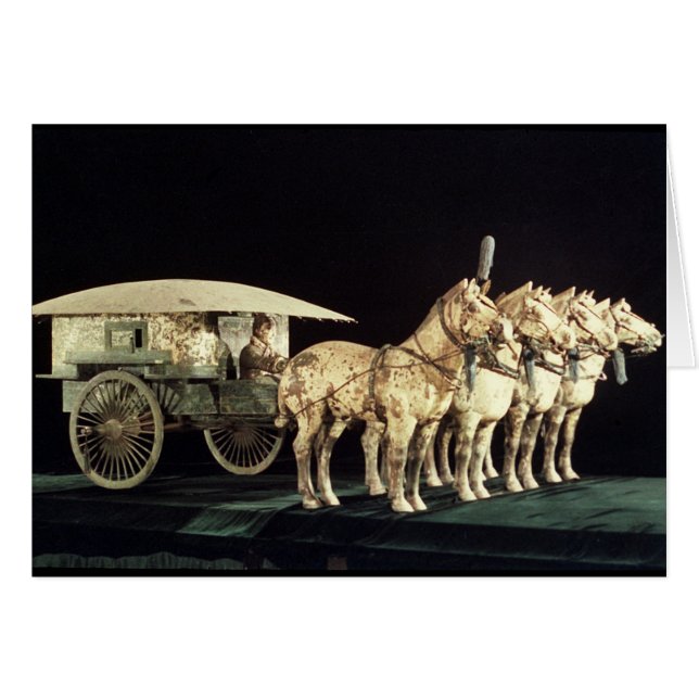 テラコッタ軍隊、秦 (正面横)