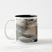 テラコッタ軍隊、秦、210紀元前に ツートーンマグカップ (左)