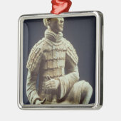 テラコッタ軍隊、秦、210紀元前に メタルオーナメント (左)