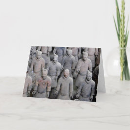テラコッタ軍、西安、中国- カード
