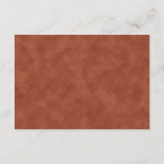 テラコッタ金ゴールド結婚グリッター詳細 エンクロージャーカード (裏面)