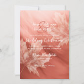 テラコッタ離れのメエデのアクセント 招待状 (正面)