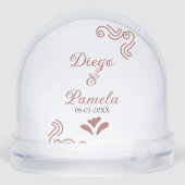 テラコッタ黒スペインのい結婚素朴な夫婦は (裏面)