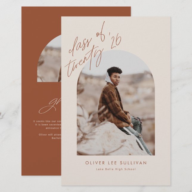 テラコッタ2023年3月卒業発表 (正面/裏面)