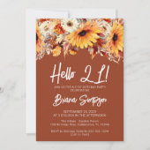 テラコッタ21st誕生日秋フローラ 招待状 (正面)