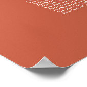 テラコッタ23結婚表の座席表ポスター ポスター (角)