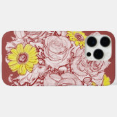 テラコッタ エッジド ブーケ Case-Mate iPhoneケース (裏面 (横))