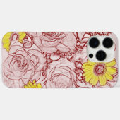 テラコッタ エッジド ブーケ Case-Mate iPhoneケース (裏面 (横))