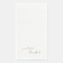 テラコッタ&グリーンスクリプト感謝の気持ち