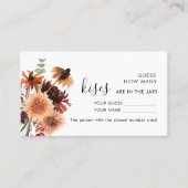 テラコッタ |ゲーム結婚カードの数 プレイスカード (正面)