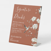 テラコッタ シノワズリー シグネチャードリンク ウェディング