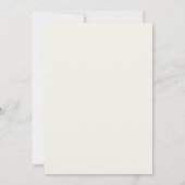 テラコッタ スチール 描き絵 ウェディング 招待状 (裏面)