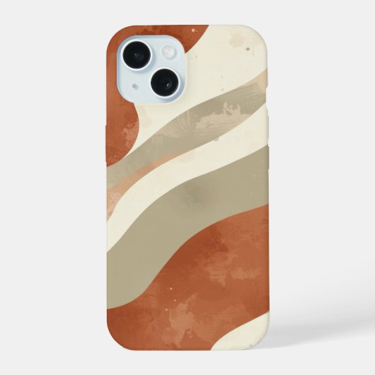 テラコッタ スマホケース iPhone 15ケース (裏面)