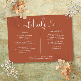 テラコッタ ハート スクリプト 詳細情報 招待状