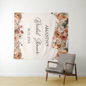 テラコッタ フォール ブライダル シャワー 背景 タペストリー (インサイチュ(横))