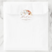 テラコッタ フラワーズ エキゾチック ボヘミア ありがとう ラウンドシール (バッグ)