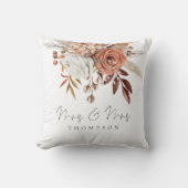 テラコッタ フラワーズ 既婚女性 既婚女性 名前 新婚夫婦 クッション (正面)