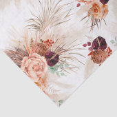 テラコッタ フラワー パンパス グラス トロピカル ボヘミア 薄葉紙 (詳細)