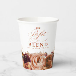 テラコッタ フローラル ボヘミアンの絶妙なブレンド 紙コップ