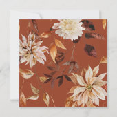 テラコッタ ブライダルシャワー 招待状 (裏面)