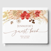 テラコッタ ボヘミアンフラワー ゲストブック ブライダルシャワー (正面)