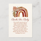 テラコッタ ボヘミアンレインボー トロピカル ベイビー エンクロージャーカード (正面)