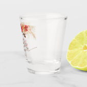 テラコッタ ボーホー フラワー ブライダル シャワー ショットグラス (右)