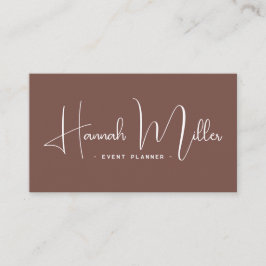 テラコッタ |ミニマルモダンエレガントリスト 名刺