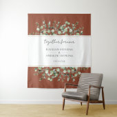 テラコッタ ユーカリ ウェディング ティッカエ フレーバー タペストリー (インサイチュ)