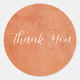 テラコッタ ユーカリ ワインレッド オレンジ 花 ラウンドシール