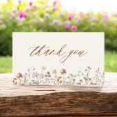 テラコッタ ワイルドフラワーベイビーシャワー 名刺