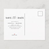 テラコッタ ワイルドフラワー フローラル カラフル ウェディング 案内ポストカード (裏面)