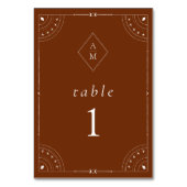 テラコッタ 天の月と星 テーブルナンバー (裏面)