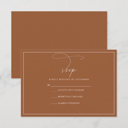 テラコッタRSV 出欠カード (正面/裏面)