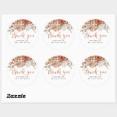 テラコットタル秋秋フローラサンキュービター ラウンドシール (シート)