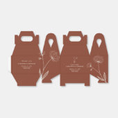 テラコットンエレガントフラワーフローラ フェイバーボックス (折り畳みなし)