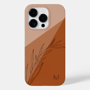 テラコッモダンタラインリーフモノグラム Case-Mate iPhone 14 PROケース