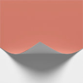 テラコッ無地のタ色 ラッピングペーパー (角)