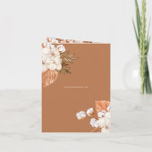 テラコッ素朴タボホパンパサンキューカード 招待状 (裏面)