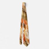 テラコテモダンィック抽象芸術パターンタイ ネクタイ (裏面)