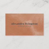 テラコモダンッタ抽象芸術水色プロフェッショナル 名刺 (正面)