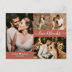 テラコモダンッタ・フォト・コラ結婚ージュ'S・ザンク・ユー ポストカード