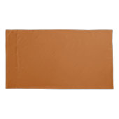 テラシエナブラウンカスタマイズ色は簡単 枕カバー (裏面-左)