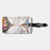 テラスなグローブの荷物タグの新しい地図 ラゲッジタグ (裏面横)