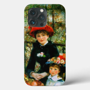 テラスに立つ二人の姉妹 iPhone 13 PROケース