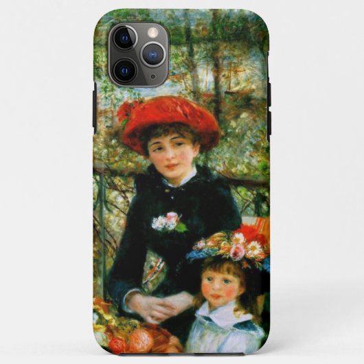 テラスに立つ二人の姉妹 Case-Mate iPhoneケース (裏面)