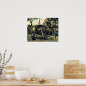 テラスのアカフェオンモンマルトルラグインゲット ポスター (キッチン)